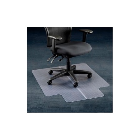 Aleco Interion Office Chair Mat for Carpet  36W x 48L with 20 x 10 Lip  Straight Edge 120225